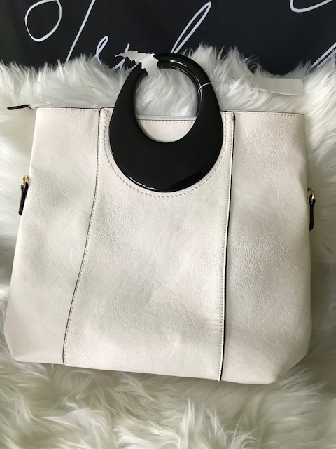 Mz Sassy Off-White Handbag